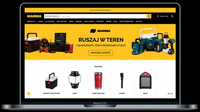 Narma - multi-brand power tool store on Shopify with Base and Allegro - E-commerce