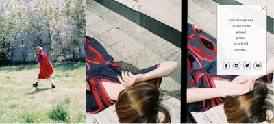 Identity and Website for a fashion designer - Website Creation