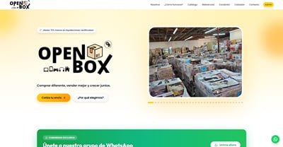 Wholesale Ordering Portal – Open Box Bajío - E-commerce