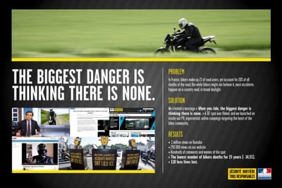 THE ONLY DANGER, IS THINKING THERE IS NONE - Advertising