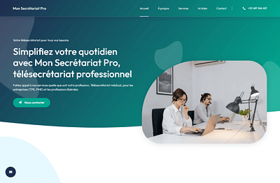 Mon Secrétariat Pro - Site vitrine (multi-pages) - Référencement naturel