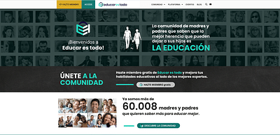 Plataforma de cursos para Educar es Todo - Publicidad