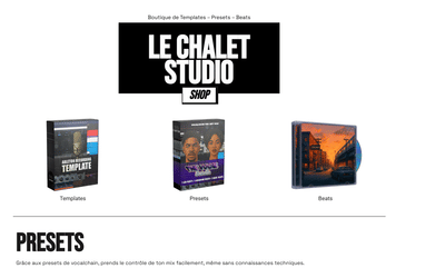 Le Shop du Chalet Studio - E-Commerce