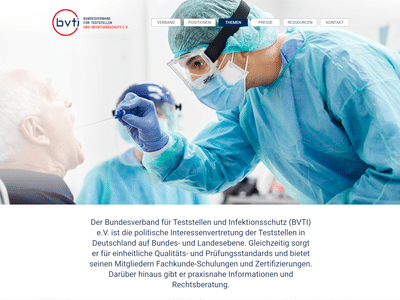 Website und PR für den BVTI e.V. - Grafikdesign