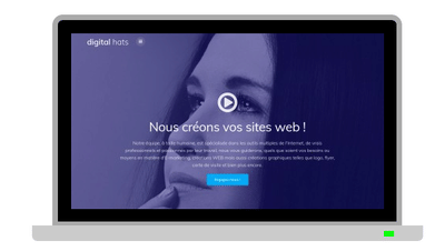 Site Web Digital Hats - Création de site internet