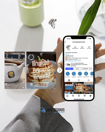 Le Chevalier Gourmand - Community Management - Design & graphisme