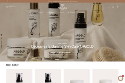 ARGOLD Cosmetics: SEO + Meta ads - Website Creation