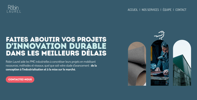 Développement du site vitrine Robin Laurel - Création de site internet