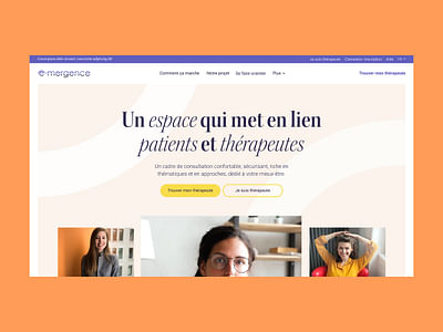 E-mergences - Website Creatie