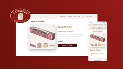 Refonte site e-commerce - La Toque Cuivrée - E-commerce