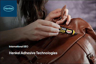 International SEO: Henkel Adhesives - Référencement naturel