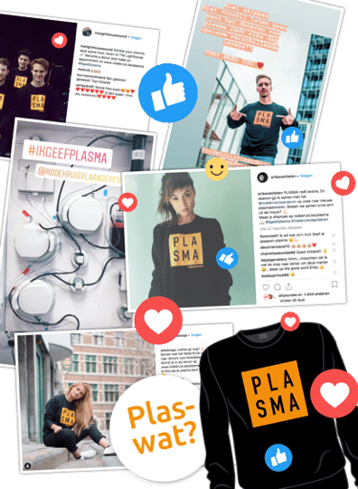 360° campaign for the Rode Kruis-Vlaanderen - Réseaux sociaux