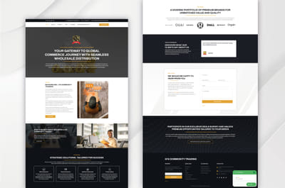 G's Commodity Trading Website - Wholesale & Global Trade (Wordpress) - Website Creation