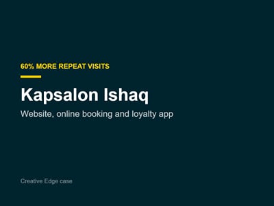 Kapsalon Ishaq: website, booking system and loyalty app - Creación de Sitios Web