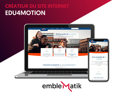 Site internet pour Edu4motion - Creazione di siti web