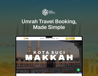 [Website] Travel Booking Website for Umrah Agency - Web Application