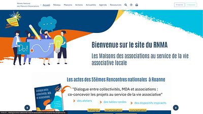 RNMA (Réseau National des Maisons d'Associations) - Aplicación Web
