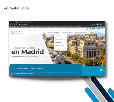 Diseño WEB y SEO - Office Madrid - Stratégie digitale