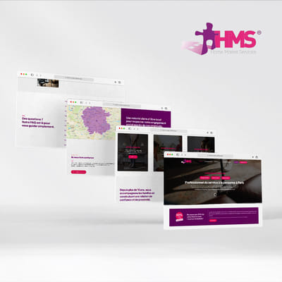 Site vitrine - Service à la personne - Creación de Sitios Web