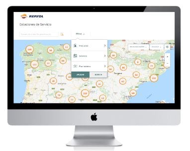 Développement d'application web pour Repsol - Aplicación Web