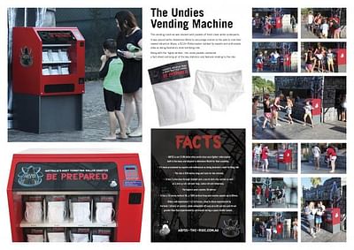Undie Vending Machine - Advertising