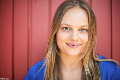 Headshot voor actrice genomen in de Kruidtuin, Mec - Photographie