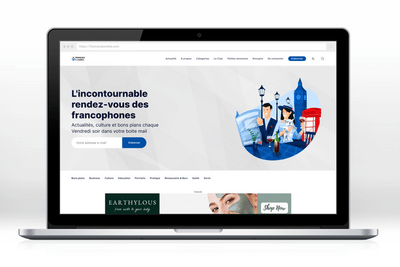 Build a web magazine - Francaisalondres.com - E-commerce