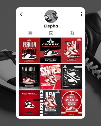 Shoes Social Media Management - Werbung