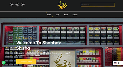 Shahbaz Shisha - Website Creation