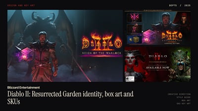 Diablo II: Resurrected Garden identity, box art and SKUs - Graphic Design