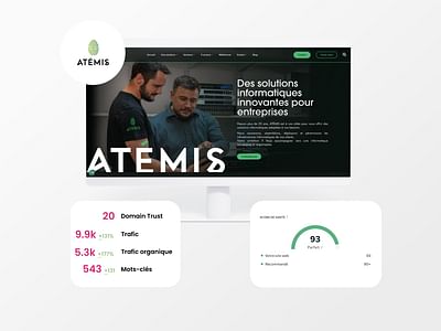 (SEO) - Suivi & accompagnement - ATÉMIS - Référencement naturel