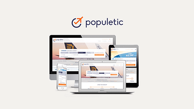 Branding y diseño web Responsive Populetic - Réseaux sociaux