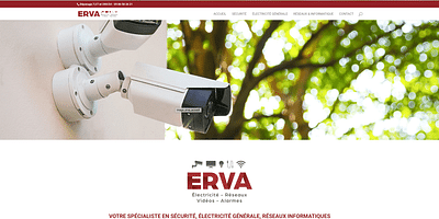 Création de site internet ERVA - Website Creation
