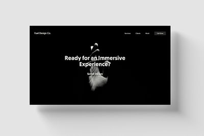 Design Agency Website - Fuel Design Co. - Website Creation