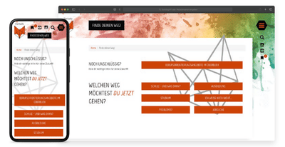 ZUKUNFTSCHECKER - Webseitengestaltung