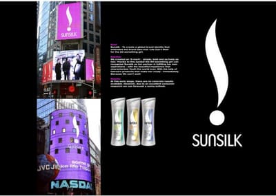 NEW SUNSILK BRAND IDENTITY - Publicidad