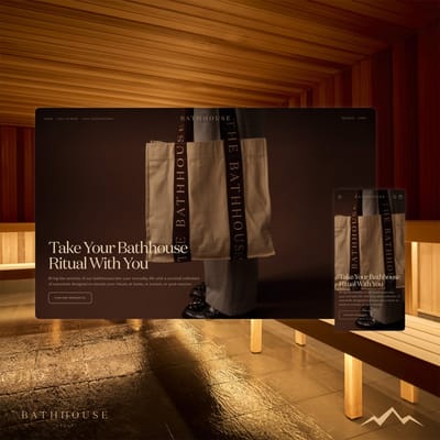 The Bathhouse Group - Webseitengestaltung