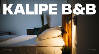 Web Design Kalipe B&B - Creazione di siti web