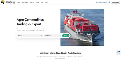 Ajigo Farms - Website Creation