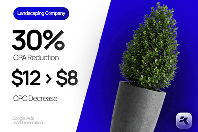 Google Ads | Landscaping | Performance Max - Stratégie digitale