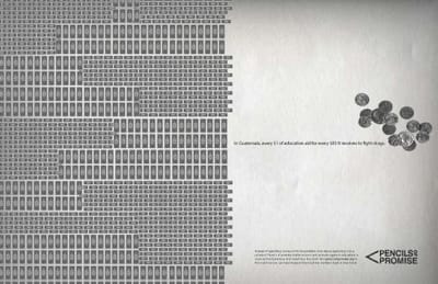 Bad things vs education - Advertising