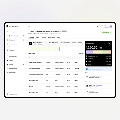 Travel&Cost - Web Application