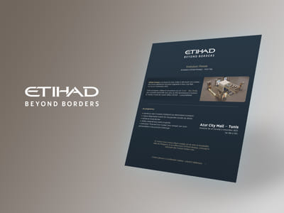 Etihad – Activation PR pour le lancement Abu Dhabi – Tunis - Stratégie de contenu