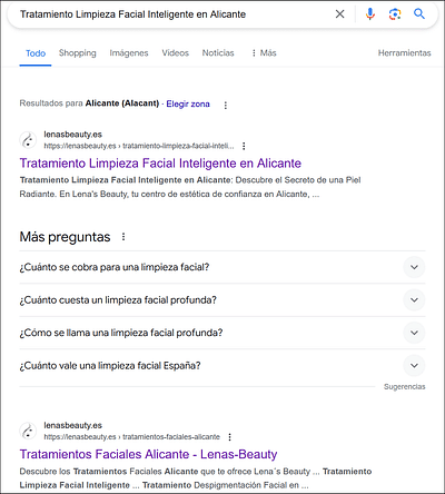 Centro Belleza - Estrategia de contenidos