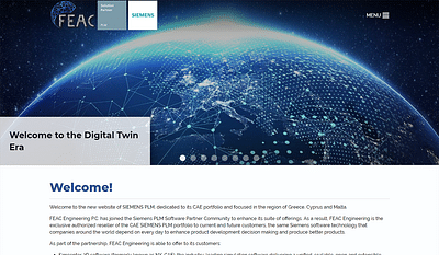 Promotional Website for SIEMENS PLM Software - Website Creation