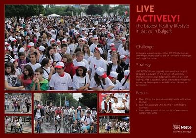 LIVE ACTIVELY! 2012 - Publicidad