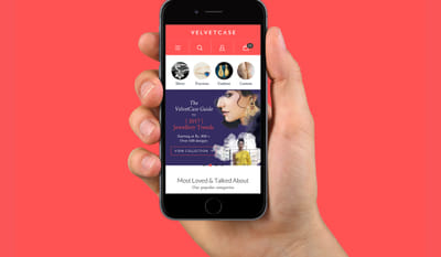 VelvetCase Website UI and UX Design - Website Creatie