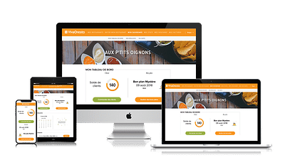 Création du site Groupe UP - Chèque Déjeuner - Application web
