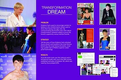 TRANSFORMATION DREAM - Publicidad