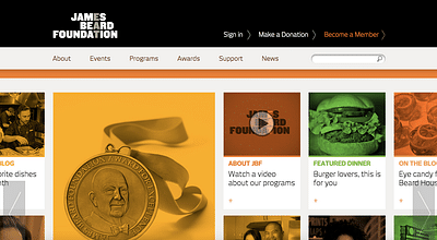 James Beard Foundation - Website Creation